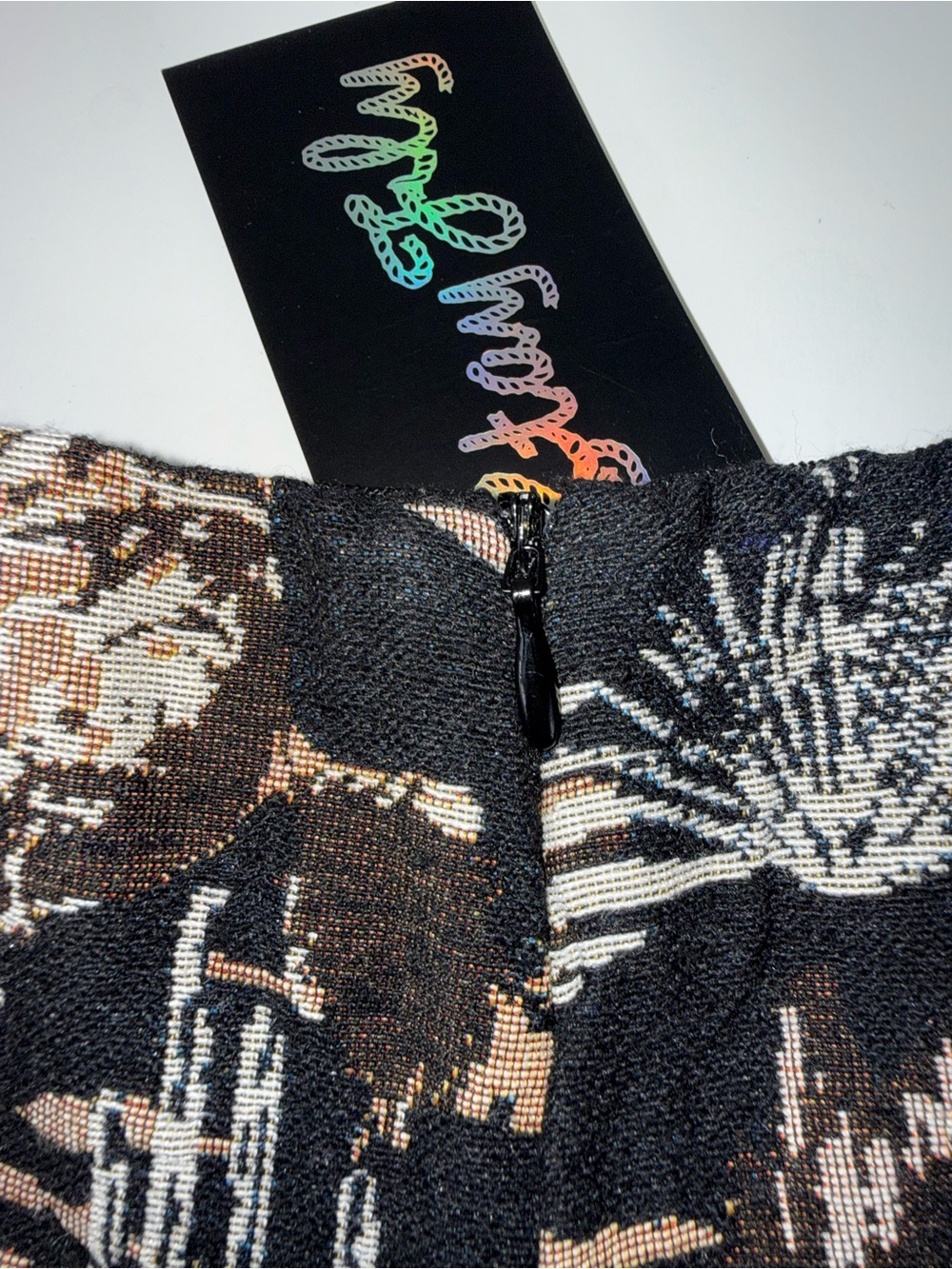 2FLyCo Women’s Black & Tan Desert Print Athletic Shorts - Picture 6 of 6